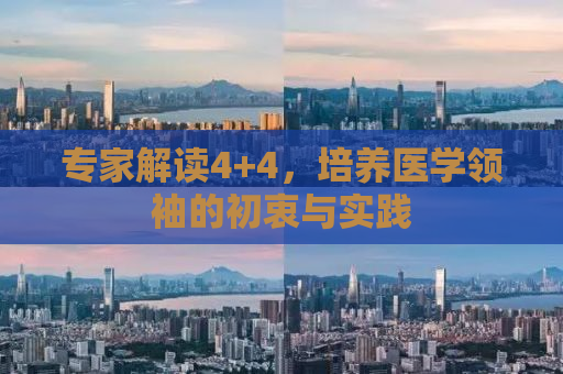 专家解读4+4，培养医学领袖的初衷与实践