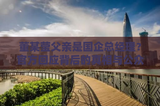 董某莹父亲是国企总经理？官方回应背后的真相与公众关注焦点